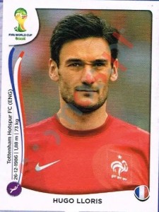 376 Hugo Lloris – FIFA World Cup Brazil 2014 Panini