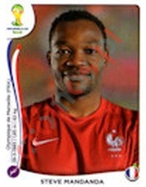 376x Steve Mandanda – FIFA World Cup Brazil 2014 Panini