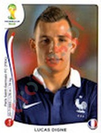 378x Lucas Digne – FIFA World Cup Brazil 2014 Panini