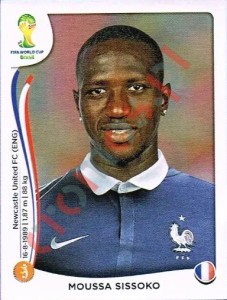 383 Moussa Sissoko – FIFA World Cup Brazil 2014 Panini