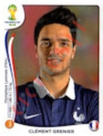 383x Clément Grenier – FIFA World Cup Brazil 2014 Panini