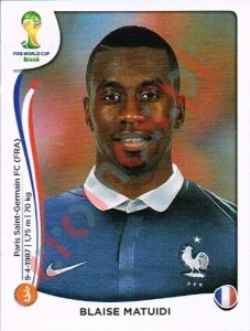 385 Blaise Matuidi – FIFA World Cup Brazil 2014 Panini