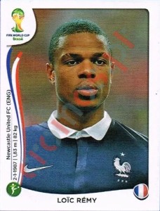 390 Loïc Rémy – FIFA World Cup Brazil 2014 Panini