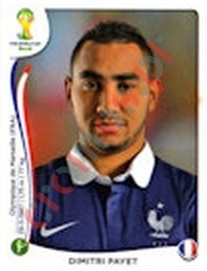 390x Dimitri Payet – FIFA World Cup Brazil 2014 Panini