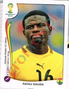 528 Fatau Dauda – FIFA World Cup Brazil 2014 Panini