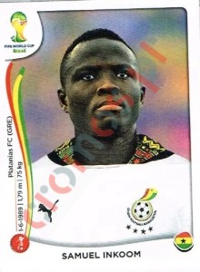 529 Samuel Inkoom – FIFA World Cup Brazil 2014 Panini