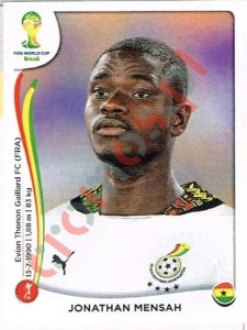 530 Jonathan Mensah – FIFA World Cup Brazil 2014 Panini