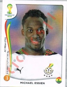 534 Michael Essien – FIFA World Cup Brazil 2014 Panini