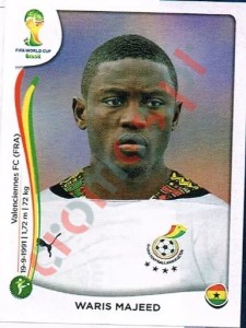 540 Waris Majeed – FIFA World Cup Brazil 2014 Panini