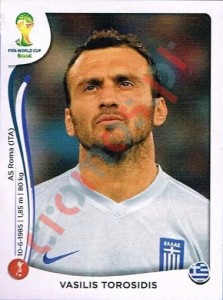 206 Vasilis Torosidis – FIFA World Cup Brazil 2014 Panini