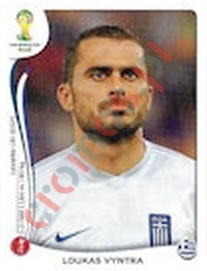 209x Loukas Vyntra – FIFA World Cup Brazil 2014 Panini