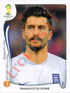 216 Panagiotis Kone – FIFA World Cup Brazil 2014 Panini