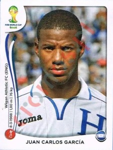 399 Juan Carlos Garcia – FIFA World Cup Brazil 2014 Panini