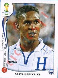 400 Brayan Beckeles – FIFA World Cup Brazil 2014 Panini