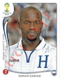 402x Osman Chávez – FIFA World Cup Brazil 2014 Panini