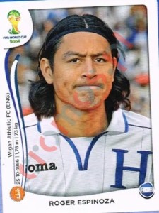 404 Roger Espinoza – FIFA World Cup Brazil 2014 Panini