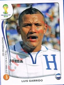 405 Luis Garrido – FIFA World Cup Brazil 2014 Panini