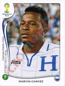 409 Marvin Chávez – FIFA World Cup Brazil 2014 Panini