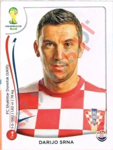 54 Darijo Srna – FIFA World Cup Brazil 2014 Panini