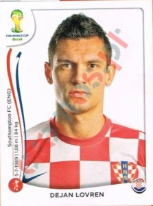 57 Dejan Lovren – FIFA World Cup Brazil 2014 Panini