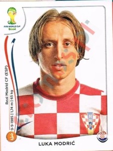 62 Luka Modrić – FIFA World Cup Brazil 2014 Panini