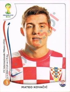 64 Mateo Kovačić – FIFA World Cup Brazil 2014 Panini