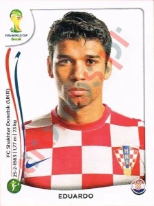 67 Eduardo da Silva – FIFA World Cup Brazil 2014 Panini