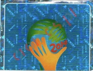 2 Official Emblem
1 – FIFA World Cup Brazil 2014 Panini
