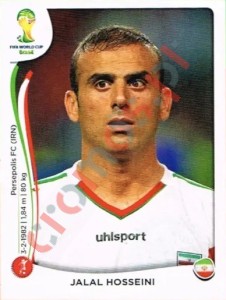 453 Jalal Hosseini – FIFA World Cup Brazil 2014 Panini