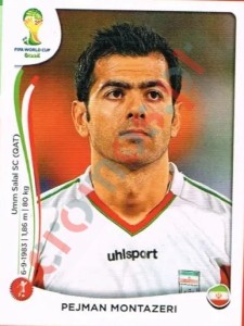 456 Pejman Montazeri – FIFA World Cup Brazil 2014 Panini