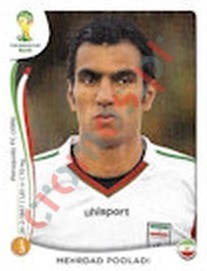 466x Mehrdad Pooladi – FIFA World Cup Brazil 2014 Panini