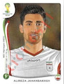 468x Alireza Jahanbakhsh – FIFA World Cup Brazil 2014 Panini