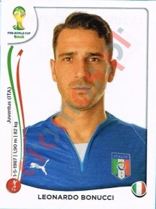 321 Leonardo Bonucci – FIFA World Cup Brazil 2014 Panini