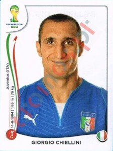 322 Giorgio Chiellini – FIFA World Cup Brazil 2014 Panini