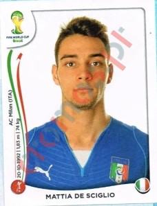 324 Mattia De Sciglio – FIFA World Cup Brazil 2014 Panini