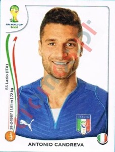 331 Antonio Candreva – FIFA World Cup Brazil 2014 Panini