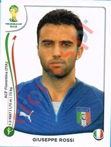 334 Giuseppe Rossi – FIFA World Cup Brazil 2014 Panini