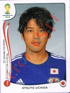 246 Atsuto Uchida – FIFA World Cup Brazil 2014 Panini