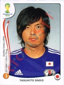 251 Yasuhito Endo – FIFA World Cup Brazil 2014 Panini
