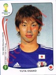 259 Yuya Osako – FIFA World Cup Brazil 2014 Panini