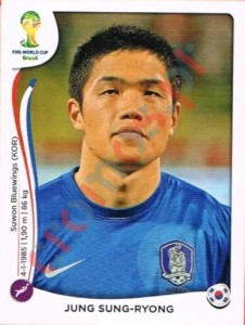 623 Jung Sung-Ryong – FIFA World Cup Brazil 2014 Panini