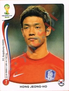 625 Hong Jeong-Ho – FIFA World Cup Brazil 2014 Panini