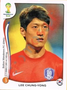 631 Lee Chung-Yong – FIFA World Cup Brazil 2014 Panini