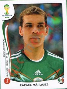 73 Rafael Márquez – FIFA World Cup Brazil 2014 Panini