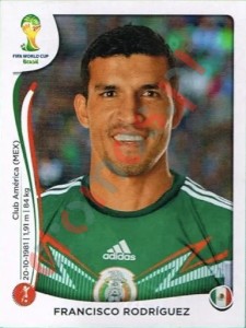 74 Francisco Rodríguez – FIFA World Cup Brazil 2014 Panini