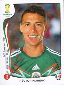 75 Héctor Moreno – FIFA World Cup Brazil 2014 Panini