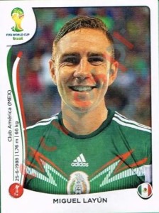 76 Miguel Layún – FIFA World Cup Brazil 2014 Panini