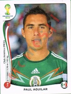 77 Paul Aguilar – FIFA World Cup Brazil 2014 Panini