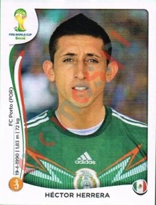 80 Héctor Herrera – FIFA World Cup Brazil 2014 Panini