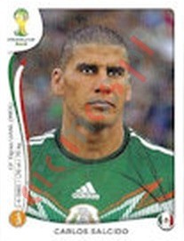 82x Carlos Salcido – FIFA World Cup Brazil 2014 Panini